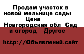 Продам участок в новой мельнице сады-1 › Цена ­ 130 - Новгородская обл. Сад и огород » Другое   